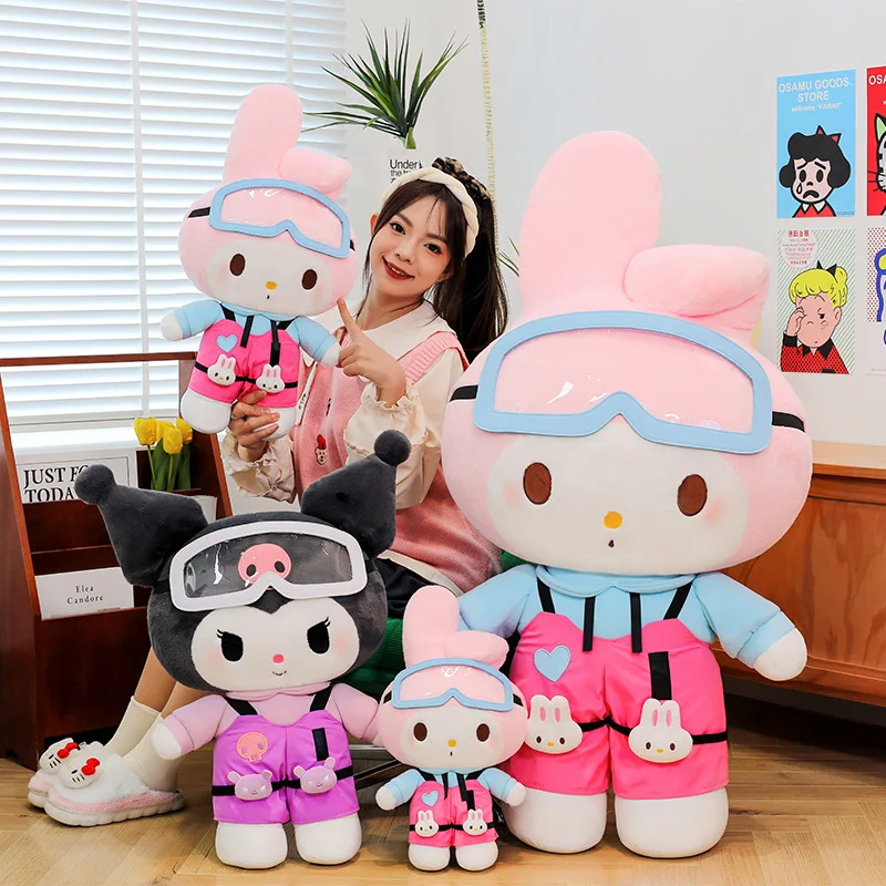 Sanrio Kawaii Kuromi My Melody Plush Toy Cute Filled Doll for Kids Birthday Xmas Gift Skiing Stuffed Animal Bedding Decor
Sanrio Kawaii Kuromi My Melody Plush Toy Cute Filled Doll for Kids Birthday Xmas Gift Skiing Stuffed Animal Bedding Decor