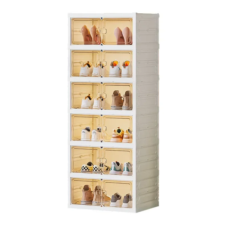 Ящик для хранения обуви, прозрачный шкаф для предотвращения установки, встроенная бытовая дверь, складная полка для обуви для хранения обуви
Ящик для хранения обуви, прозрачный шкаф для предотвращения установки, встроенная бытовая дверь, складная полка для обуви для хранения обуви