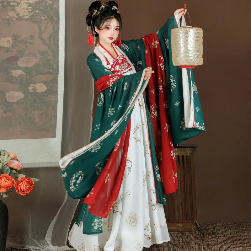 Hanfu female adult large size restored style Tang chest skirt daily fairy style summer ancient clothing
Hanfu female adult large size restored style Tang chest skirt daily fairy style summer ancient clothing