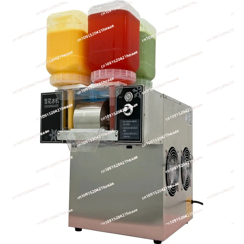 Suitable for 220V/110V124KG/24h mini snowflake ice making shavings machine
Suitable for 220V/110V124KG/24h mini snowflake ice making shavings machine