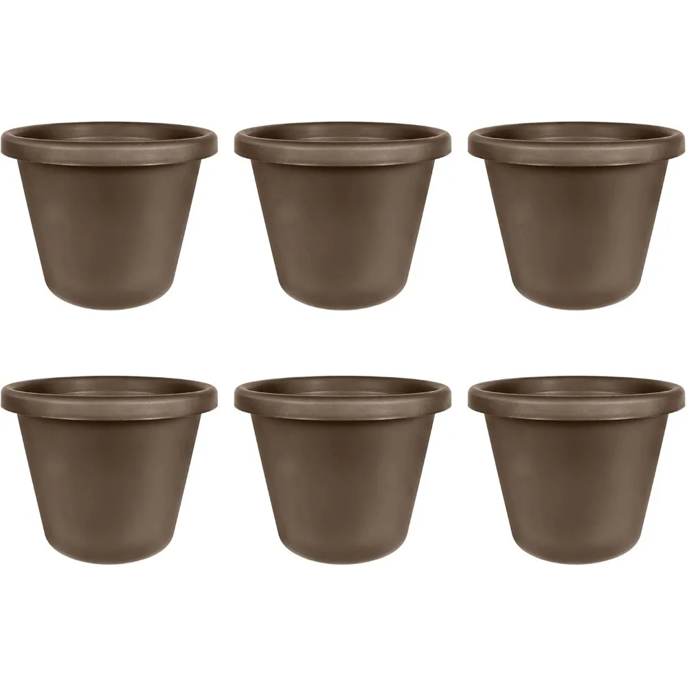 The HC Companies 24 Inch Classic Durable Plastic Flower Pot Container Garden Planter with Molded Rim and Drainage Holes, Chocola
The HC Companies 24 Inch Classic Durable Plastic Flower Pot Container Garden Planter with Molded Rim and Drainage Holes, Chocola