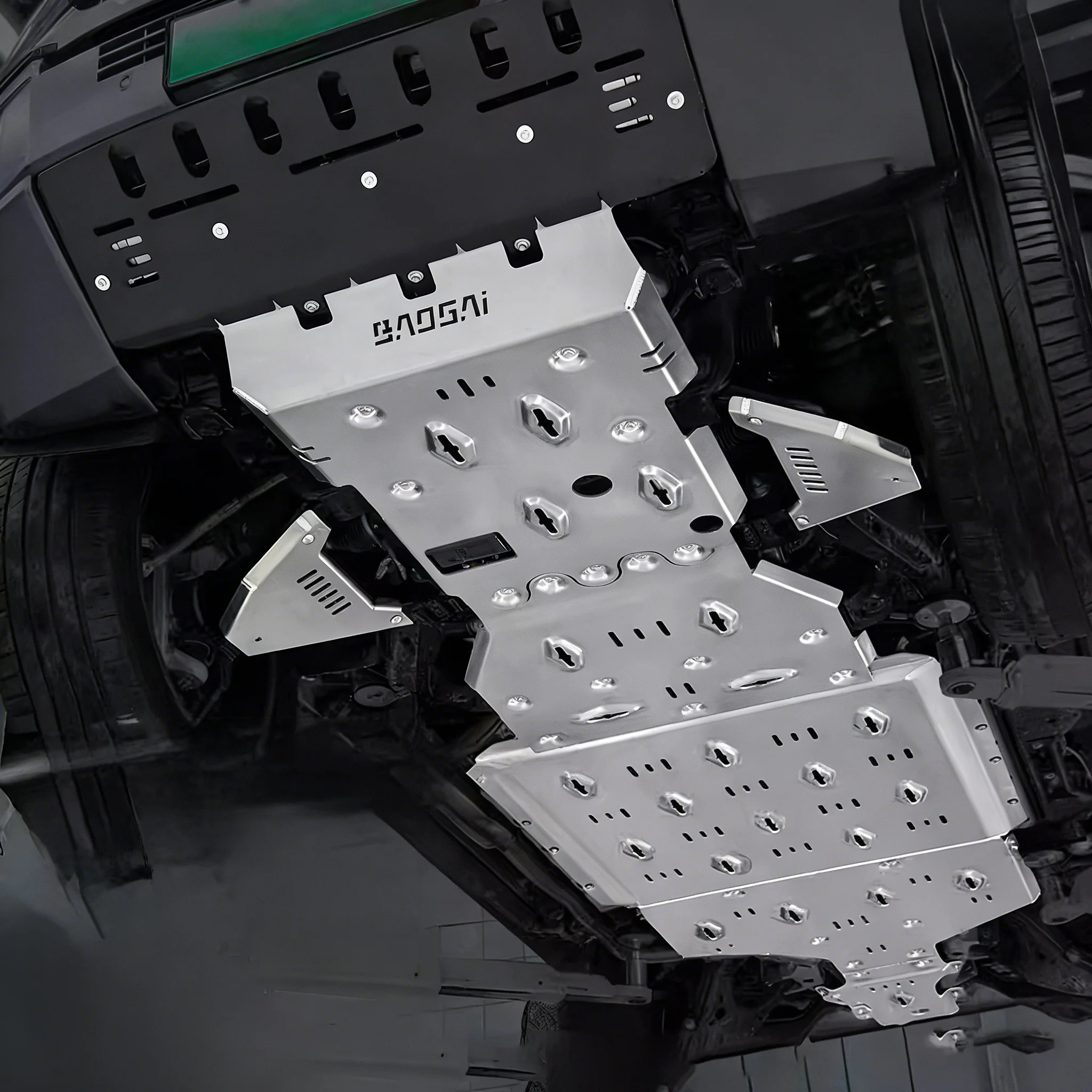 High Quality Aluminum Motor Battery Guard Under Bottom Protection Engine Guard Chassis Skid Plate for BYD Leopard 8 Accessories
High Quality Aluminum Motor Battery Guard Under Bottom Protection Engine Guard Chassis Skid Plate for BYD Leopard 8 Accessories
