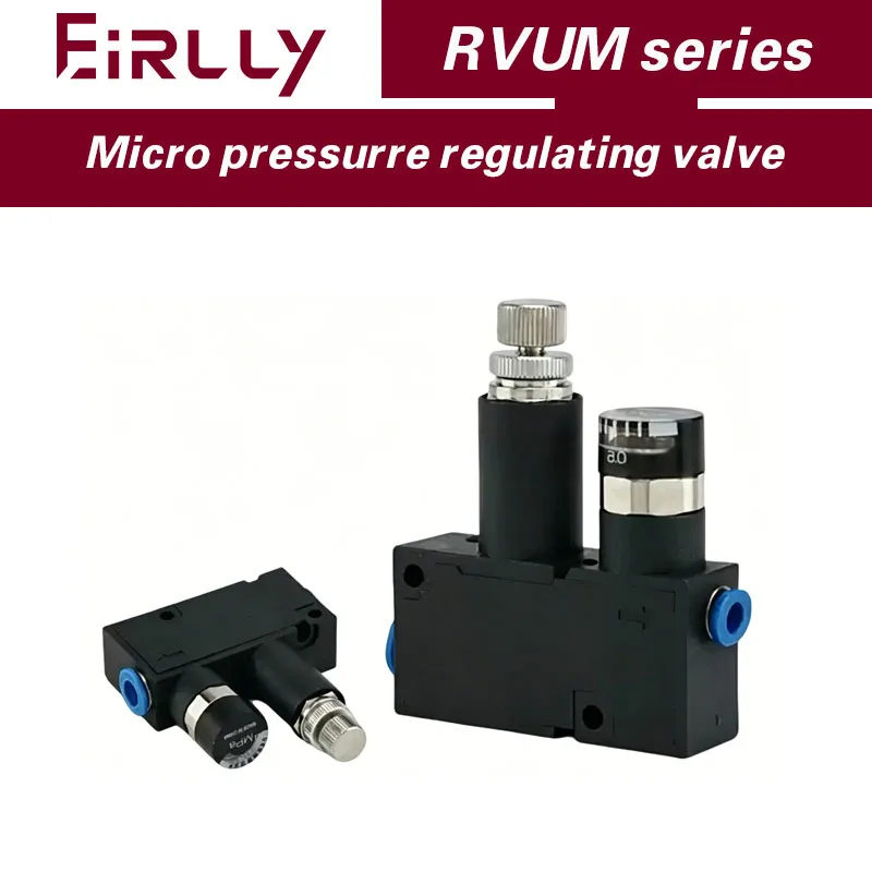 Micro Pressure Regulating Connector Mini Pressure Reducing Valve Pneumatic Pressure Reducing Valve RVUM6-6 RVUM4-4
Micro Pressure Regulating Connector Mini Pressure Reducing Valve Pneumatic Pressure Reducing Valve RVUM6-6 RVUM4-4