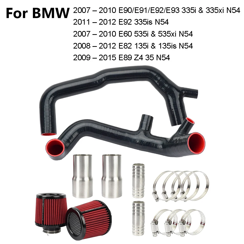 Air Intake Filter High Flow Cone Filter +Turbo Inlet for BMW N54 E90 E93 E60 E82 E89 135i 335i 535i Z4 2.5" Cold Air Intake Hose
Air Intake Filter High Flow Cone Filter +Turbo Inlet for BMW N54 E90 E93 E60 E82 E89 135i 335i 535i Z4 2.5" Cold Air Intake Hose