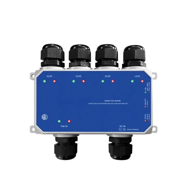 A23F-4 Ports 100M POE Switch Outdoor Application IP67 Waterproof Grade POE Input And DC Input
A23F-4 Ports 100M POE Switch Outdoor Application IP67 Waterproof Grade POE Input And DC Input