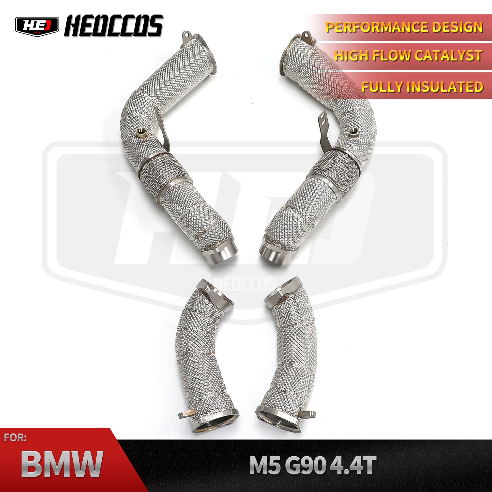 HEO Engine Straight Header Downpipe for BMW M5/M6 G90/G99 LCI 4.4T 2024-2025 SUS304 Free Flow Pipe Street Car Exhaust System
HEO Engine Straight Header Downpipe for BMW M5/M6 G90/G99 LCI 4.4T 2024-2025 SUS304 Free Flow Pipe Street Car Exhaust System