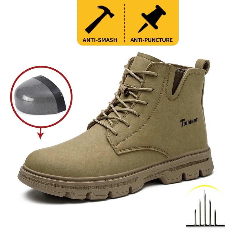 Men's protective shoes, safety shoes, steel-toe boots, anti-smashing and anti-puncture work shoes, tactical boots
Men's protective shoes, safety shoes, steel-toe boots, anti-smashing and anti-puncture work shoes, tactical boots