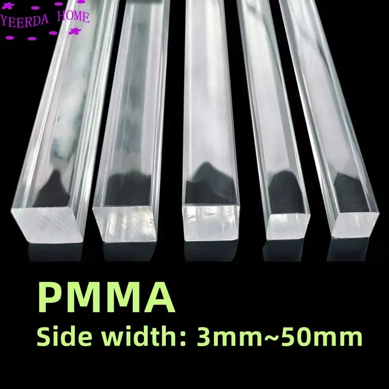 10~50cm Length Transparent Square Acrylic Stick PMMA Plexiglass Bar DIY Tools Rod Holder Stand Custom cut e
10~50cm Length Transparent Square Acrylic Stick PMMA Plexiglass Bar DIY Tools Rod Holder Stand Custom cut e