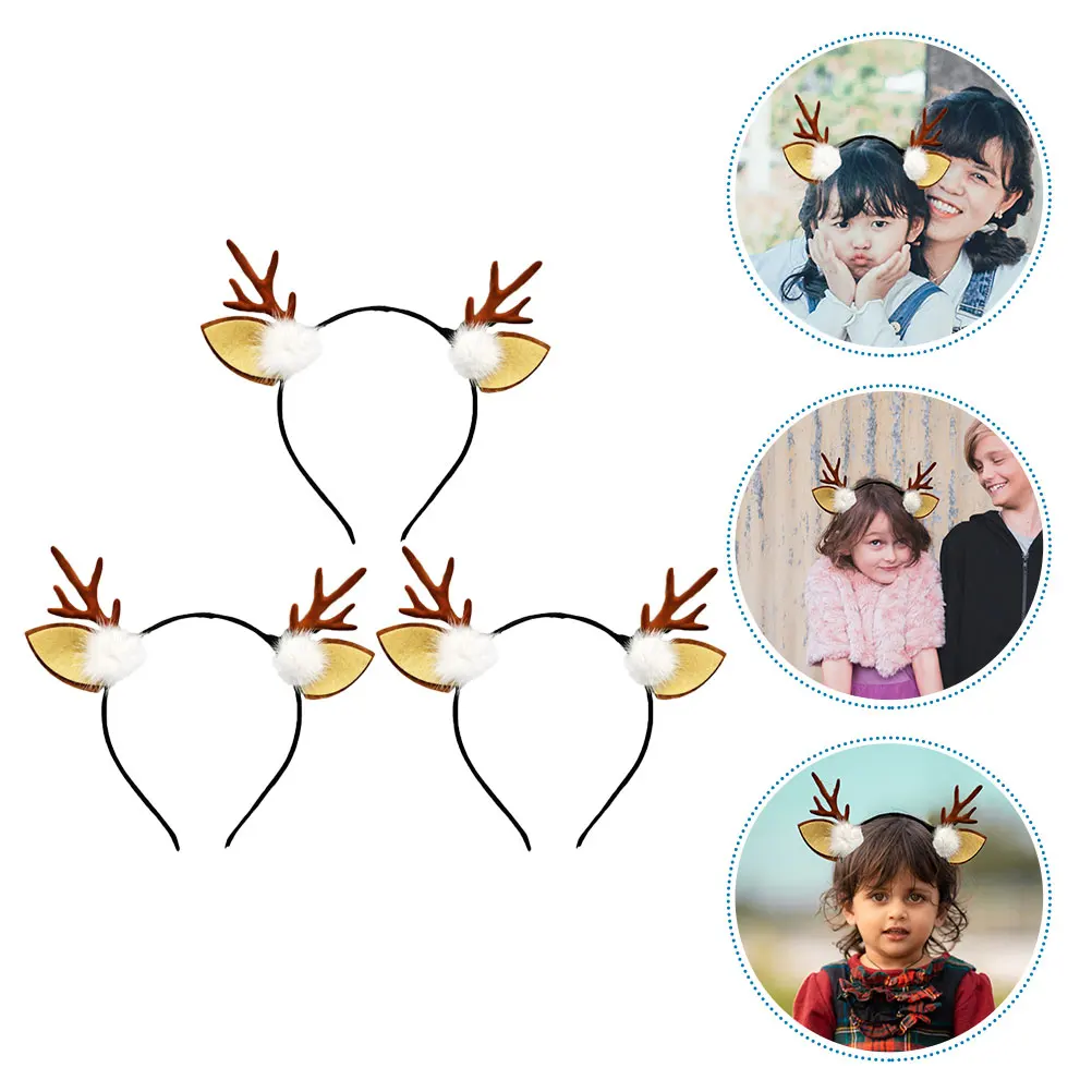 3 Pcs Christmas Headbands Deer Antlers Cute Reindeer Toddler Baby Girls Kids Party Headwear Cartoon Holiday Accessories Hairband
3 Pcs Christmas Headbands Deer Antlers Cute Reindeer Toddler Baby Girls Kids Party Headwear Cartoon Holiday Accessories Hairband