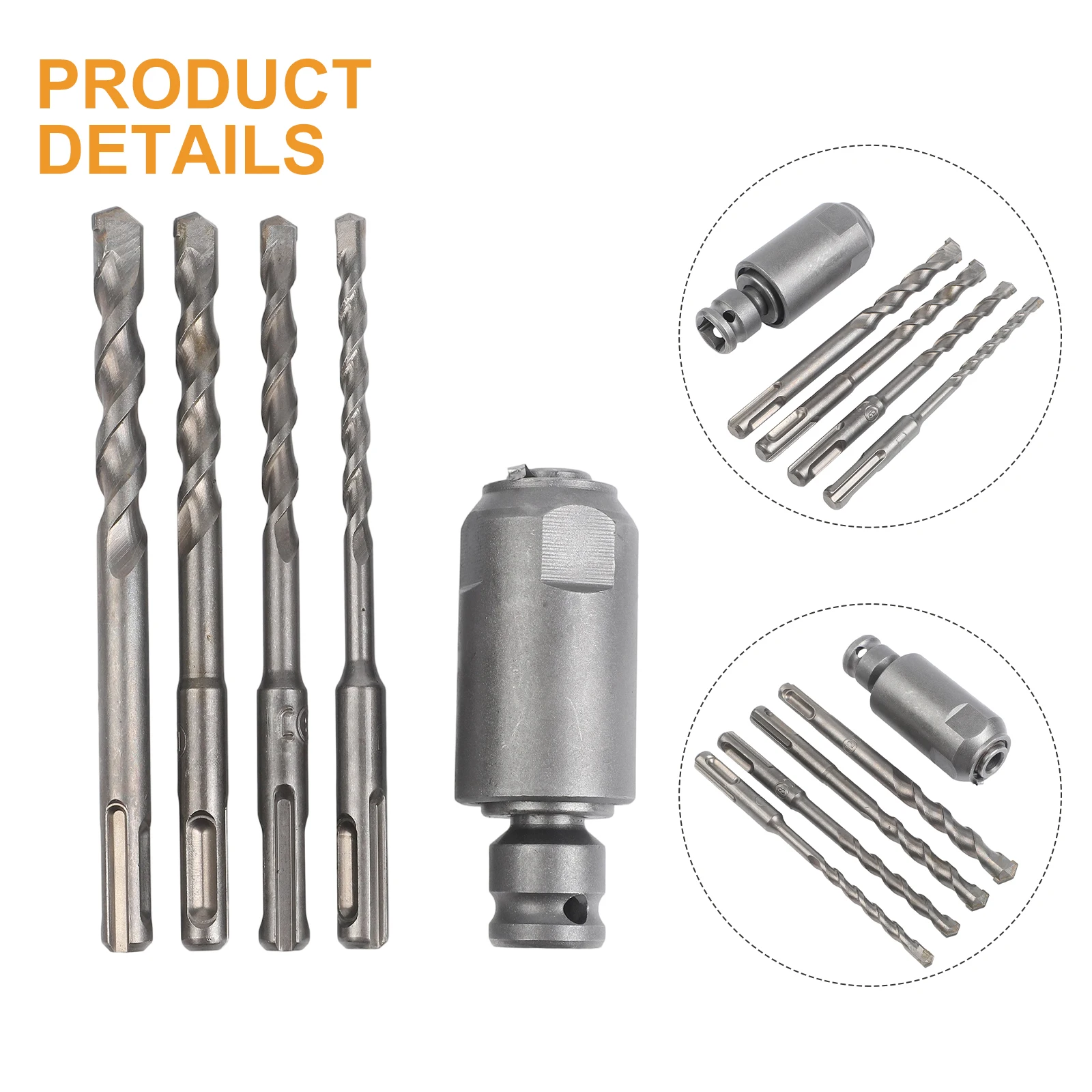 Multi-Function Adapter for Converting Electric Hammers to For Impact Wrenches 1/2 Inch Drive with Drill Bits for Tool Use
Multi-Function Adapter for Converting Electric Hammers to For Impact Wrenches 1/2 Inch Drive with Drill Bits for Tool Use