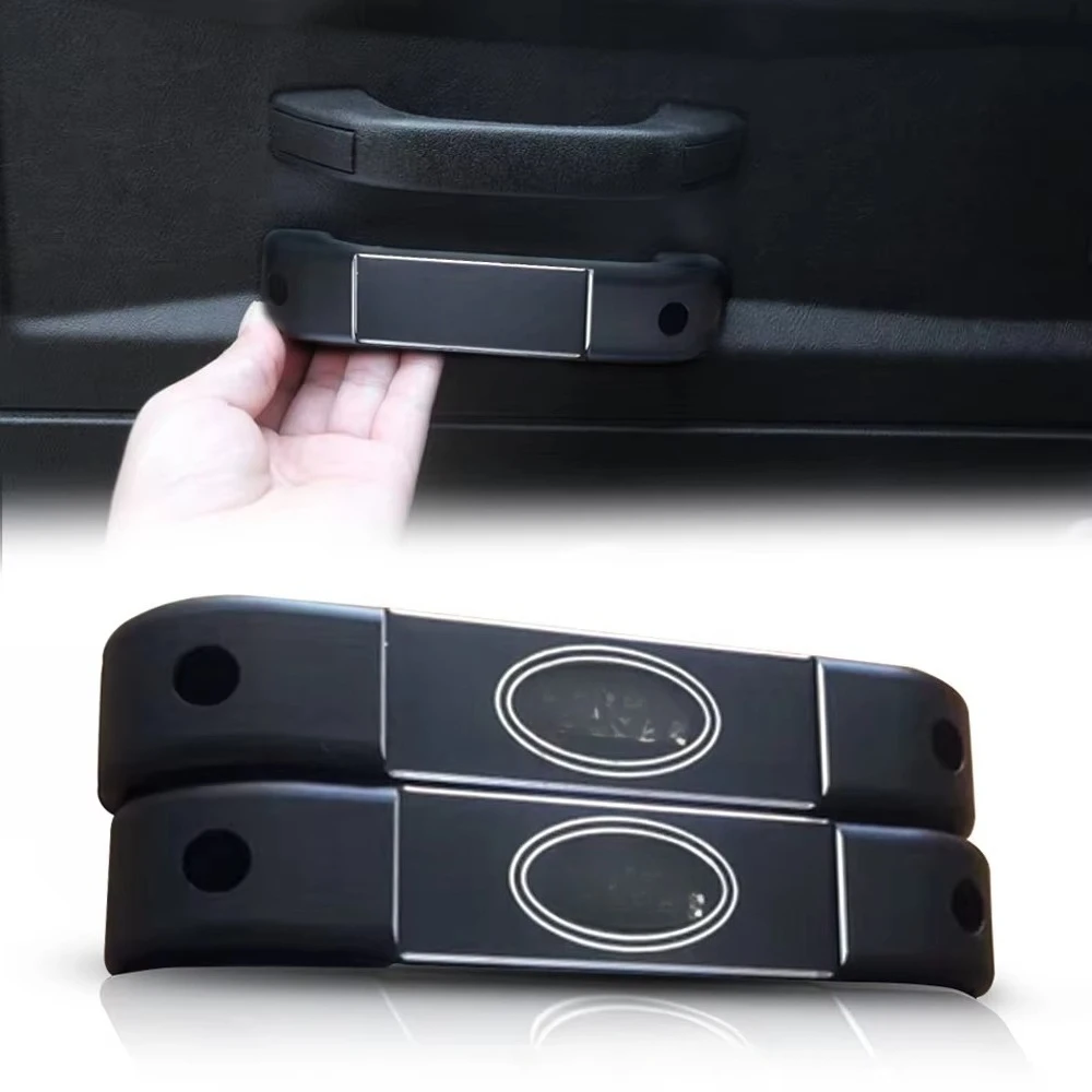 Car Interior Black Aluminum Alloy Grab Door Handle Cover Trim For Land Rover Defender 110 90 2007-2016 Car Accessories 
Car Interior Black Aluminum Alloy Grab Door Handle Cover Trim For Land Rover Defender 110 90 2007-2016 Car Accessories