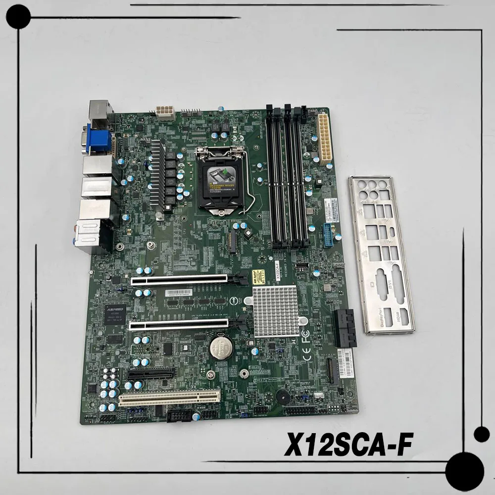 Для серверной материнской платы Supermicro, одноканальный чип W480, IPMI X12SCA-F
Для серверной материнской платы Supermicro, одноканальный чип W480, IPMI X12SCA-F
