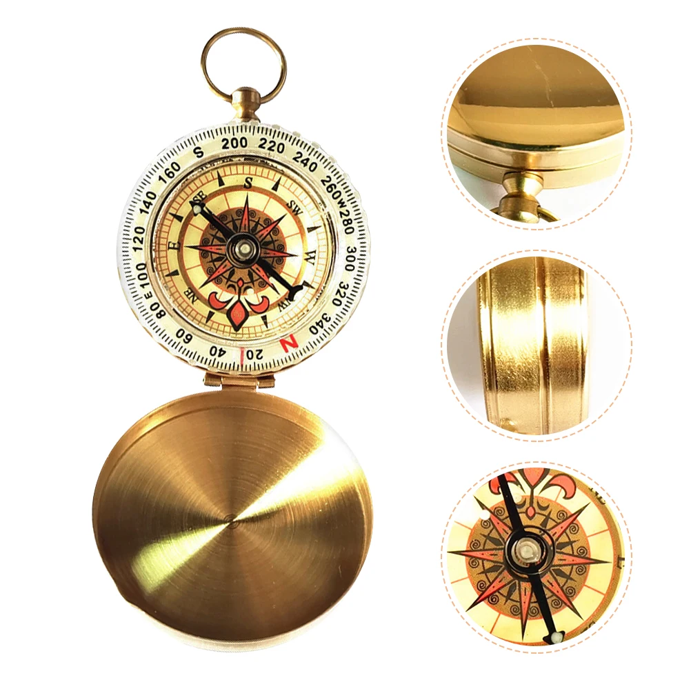 Retro Pocket Watch Compass Durable Outdoor Hiking Camping Navigation Tool Portable Multi-function Survival for Backpacking
Retro Pocket Watch Compass Durable Outdoor Hiking Camping Navigation Tool Portable Multi-function Survival for Backpacking