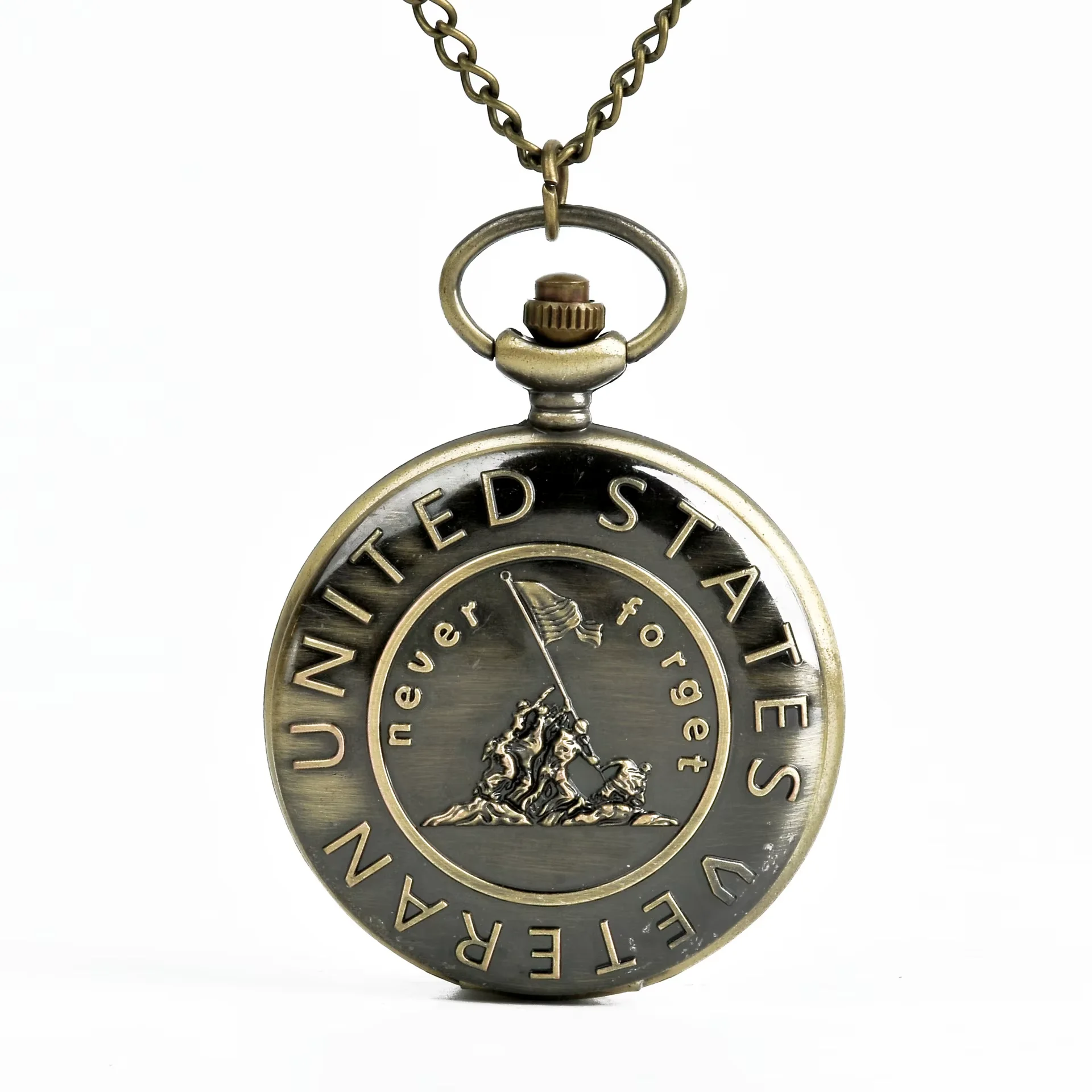 1076 Cool Men's Pocket Watch With The Old Soldier Raised The Flag And Watch Retro Bronze Pocket Watch Nice present for Grandpa
1076 Cool Men's Pocket Watch With The Old Soldier Raised The Flag And Watch Retro Bronze Pocket Watch Nice present for Grandpa