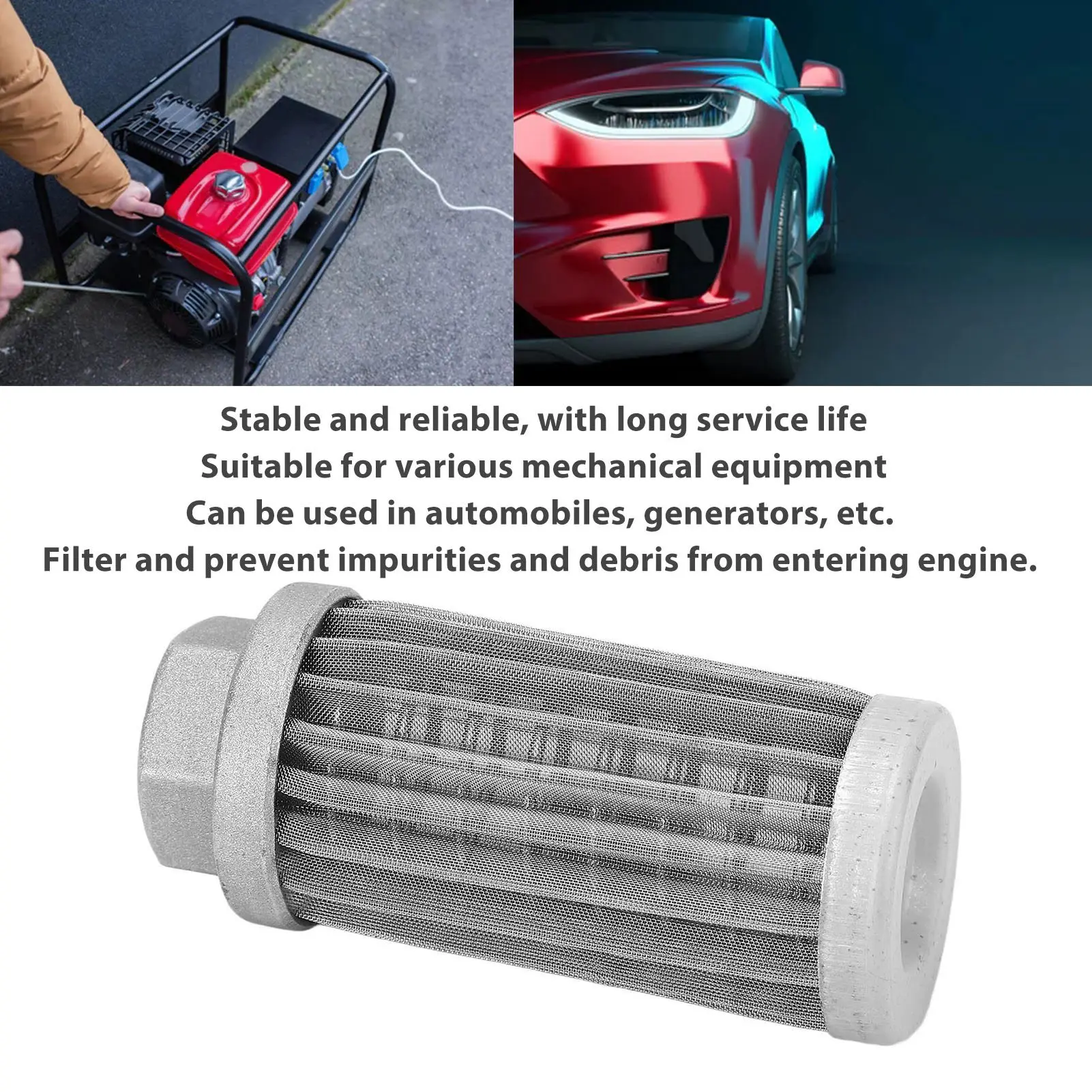 Hydraulic Suction Filter Hydraulic Suction Valve Stainless Steel Mesh Oil Filter Replacement Fuel Strainer Tube Connection
Hydraulic Suction Filter Hydraulic Suction Valve Stainless Steel Mesh Oil Filter Replacement Fuel Strainer Tube Connection