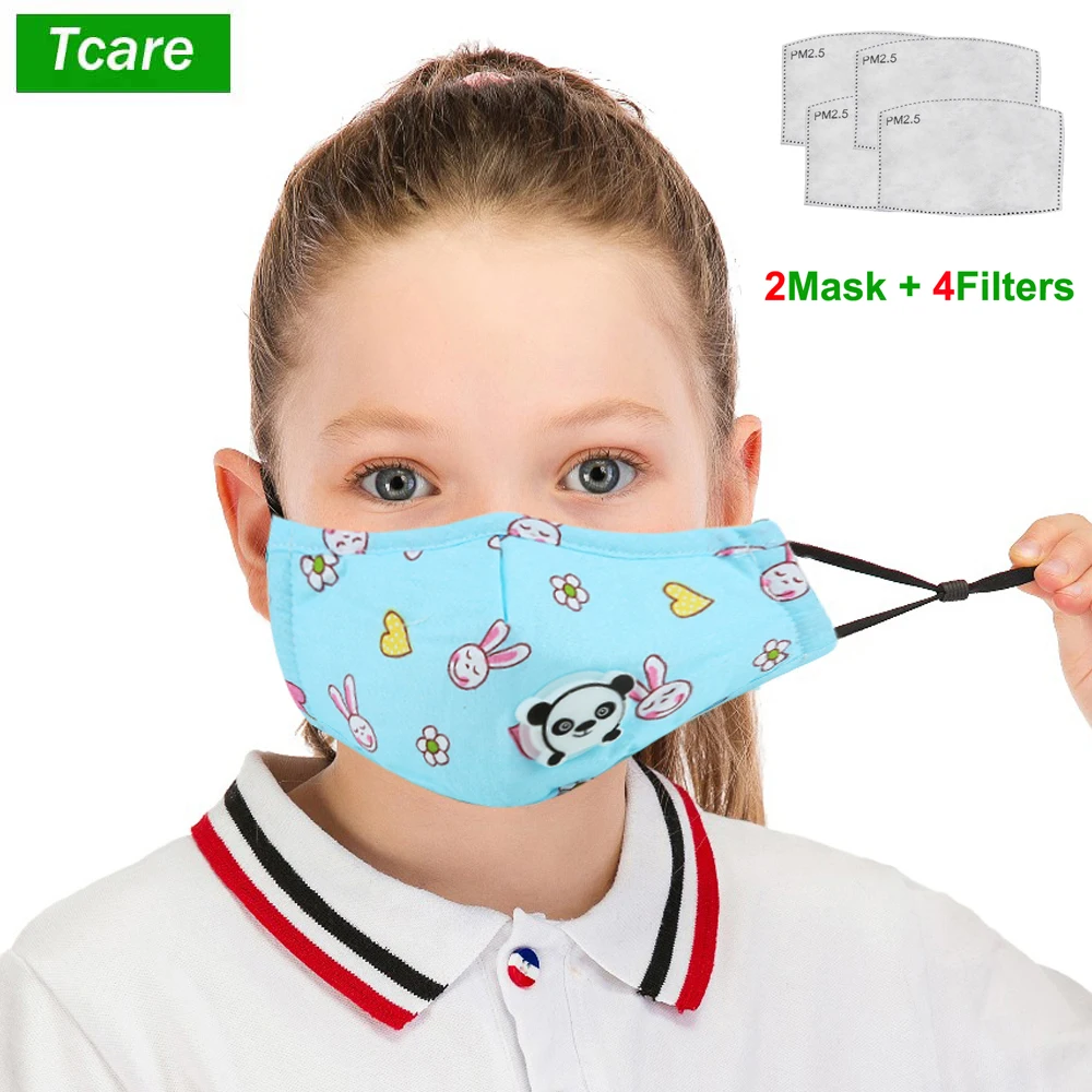 Tcare 2Pcs Children Kids PM2.5 Anti Dust Face Mouth Mask with Breather Valve Reusable Breathable Cotton Protective Mouth Mask
Tcare 2Pcs Children Kids PM2.5 Anti Dust Face Mouth Mask with Breather Valve Reusable Breathable Cotton Protective Mouth Mask