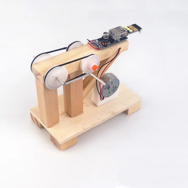 DIY Hand Generator Model Kits Wood Toys Educational Toys for Kids Invention Science STEAM Physic Experiment Dynamo Toy Gift
DIY Hand Generator Model Kits Wood Toys Educational Toys for Kids Invention Science STEAM Physic Experiment Dynamo Toy Gift
