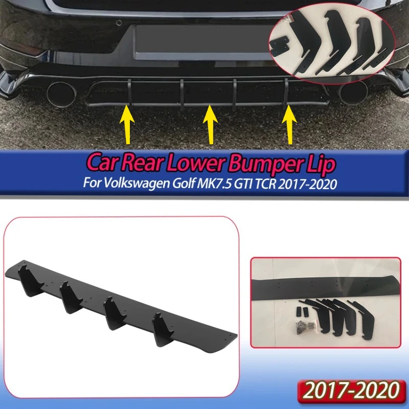 Для Volkswagen Golf MK7.5 GTI TCR 2017-2020 автомобильный задний нижний бампер, диффузор, сплиттер, спойлер, аксессуары для экстерьера, комплект кузова
Для Volkswagen Golf MK7.5 GTI TCR 2017-2020 автомобильный задний нижний бампер, диффузор, сплиттер, спойлер, аксессуары для экстерьера, комплект кузова