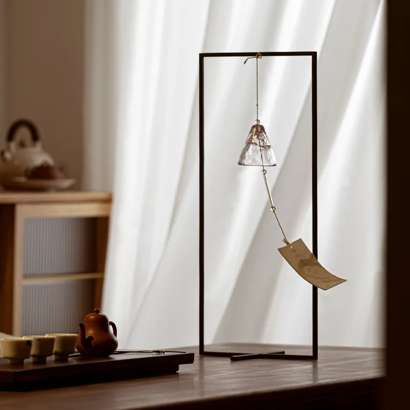 Japanese-style Japanese wind handmade wind chimes, glazed bells, courtyard tea room homestay decoration
Japanese-style Japanese wind handmade wind chimes, glazed bells, courtyard tea room homestay decoration