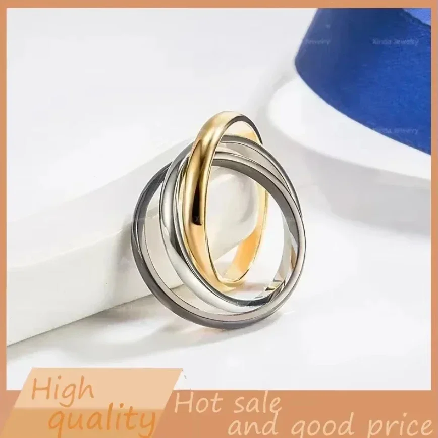 2025-S925 Silver High Quality Classic Trinity Ring Simple Fashion Luxury Banquet Couple Jewelry Rings for Women Sterling
2025-S925 Silver High Quality Classic Trinity Ring Simple Fashion Luxury Banquet Couple Jewelry Rings for Women Sterling