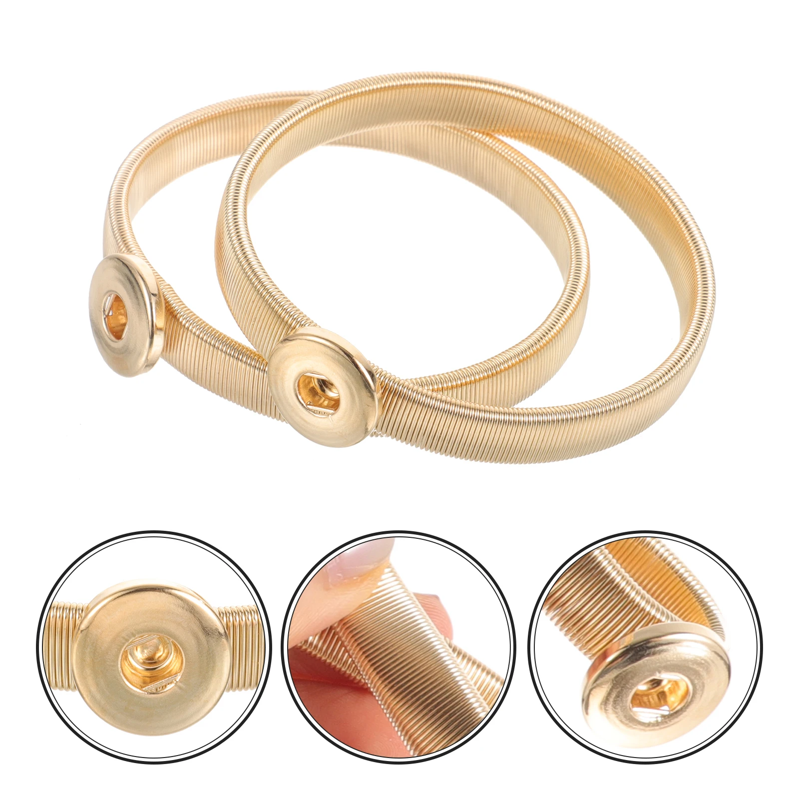 2pcs Spring Gold Metal Elastic Sleeve Holders Men Shirt Arm Ring Wrist Cuff Shirt Sleeve Holders Accessories Gloves
2pcs Spring Gold Metal Elastic Sleeve Holders Men Shirt Arm Ring Wrist Cuff Shirt Sleeve Holders Accessories Gloves