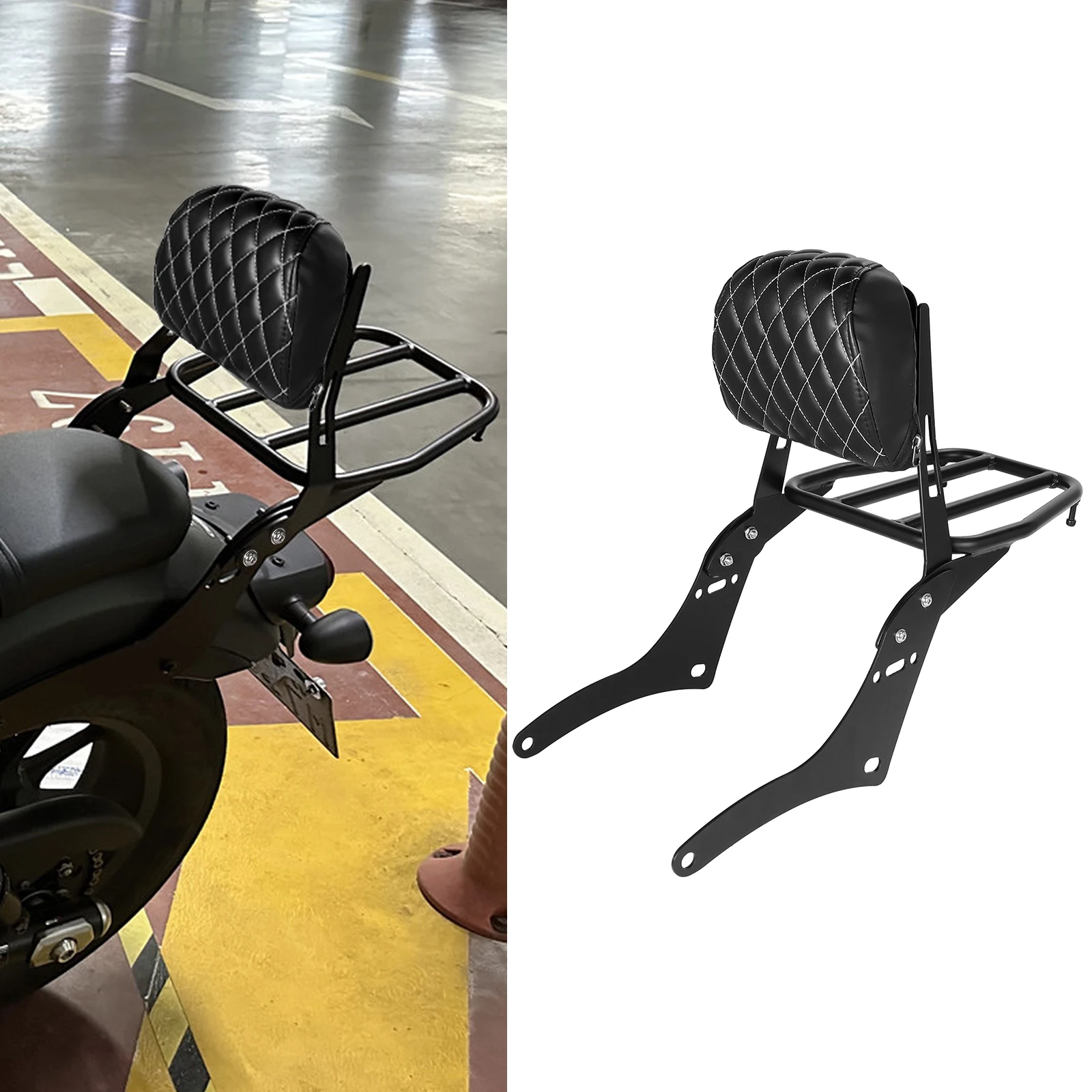 For Honda CMX300 Rebel 300 CMX500 Rebel 500 2017-2025 Backrest Detachable Sissy Bar With Rear Rack CMX 300 CMX 500
For Honda CMX300 Rebel 300 CMX500 Rebel 500 2017-2025 Backrest Detachable Sissy Bar With Rear Rack CMX 300 CMX 500