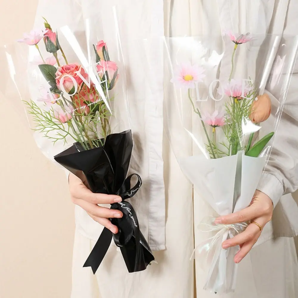 50PCS Transparent Flower Packaging Bag Waterproof Package Supplies Flower Wrapping Paper Plastic Bag Bouquet Packing Material
50PCS Transparent Flower Packaging Bag Waterproof Package Supplies Flower Wrapping Paper Plastic Bag Bouquet Packing Material