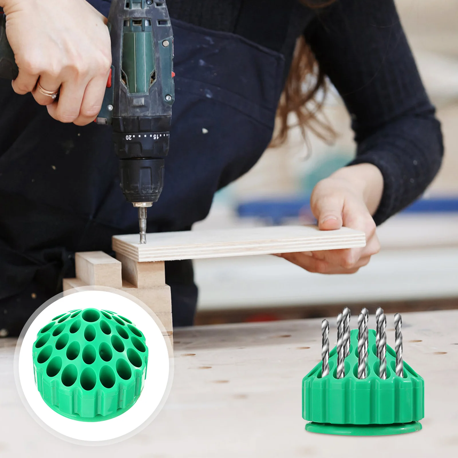 Drill Bit Storage Box High Performance ABS Material Rotary Tool Organizer Stable Durable Honeycomb Design Space Saving Tool Case
Drill Bit Storage Box High Performance ABS Material Rotary Tool Organizer Stable Durable Honeycomb Design Space Saving Tool Case