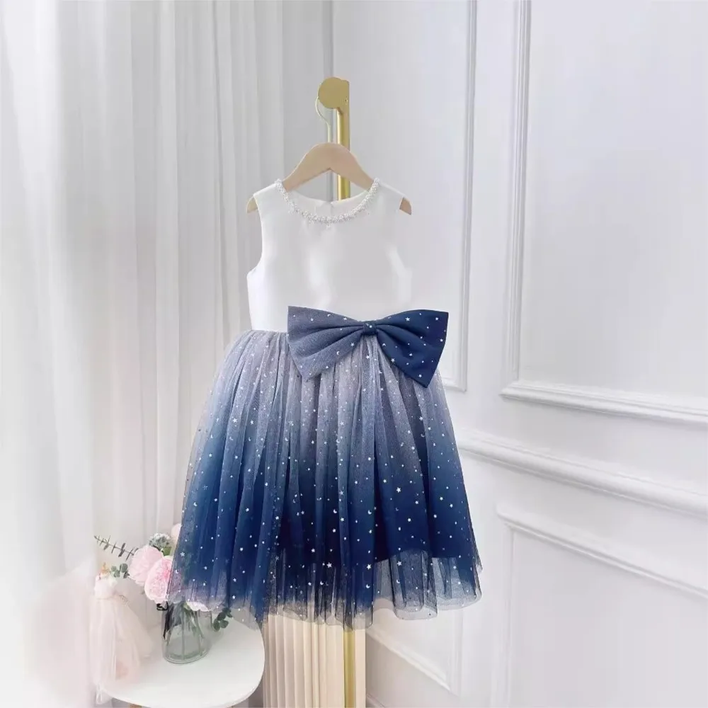 White sleeveless long dress for girls star mesh patchwork dress princess robe en tulle enfant
White sleeveless long dress for girls star mesh patchwork dress princess robe en tulle enfant