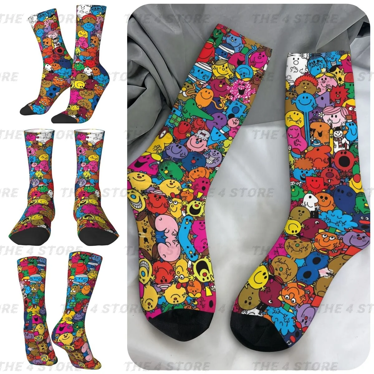High elasticity polyester fiber 3D printing cosy Unisex Hiking Barbapapa One Big Happy Family Interesting Four Seasons Socks
High elasticity polyester fiber 3D printing cosy Unisex Hiking Barbapapa One Big Happy Family Interesting Four Seasons Socks