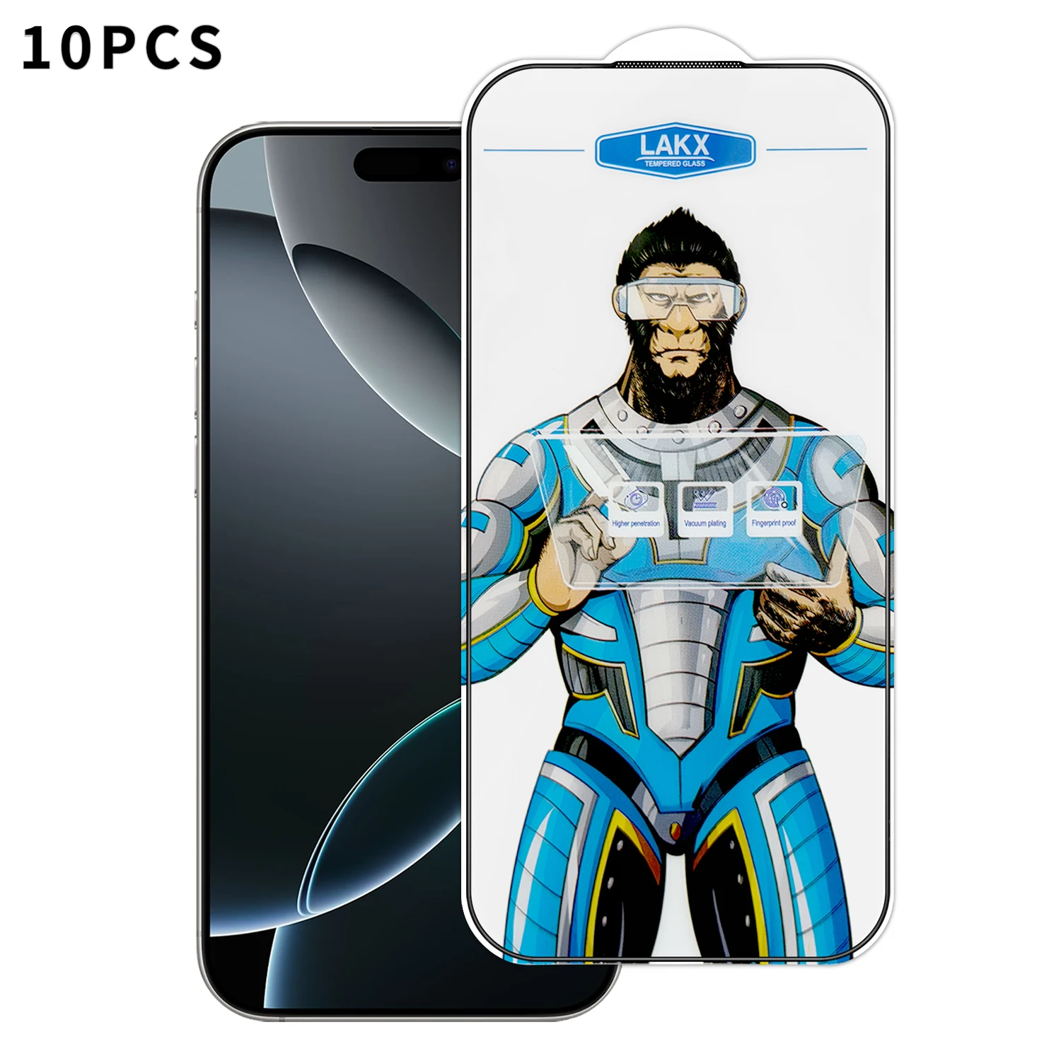 For iPhone 16 Pro Max 10Pcs High Definition Tempered Glass Anti-fingerprint Anti-static Electroplating Full Screen Protector - T
For iPhone 16 Pro Max 10Pcs High Definition Tempered Glass Anti-fingerprint Anti-static Electroplating Full Screen Protector - T