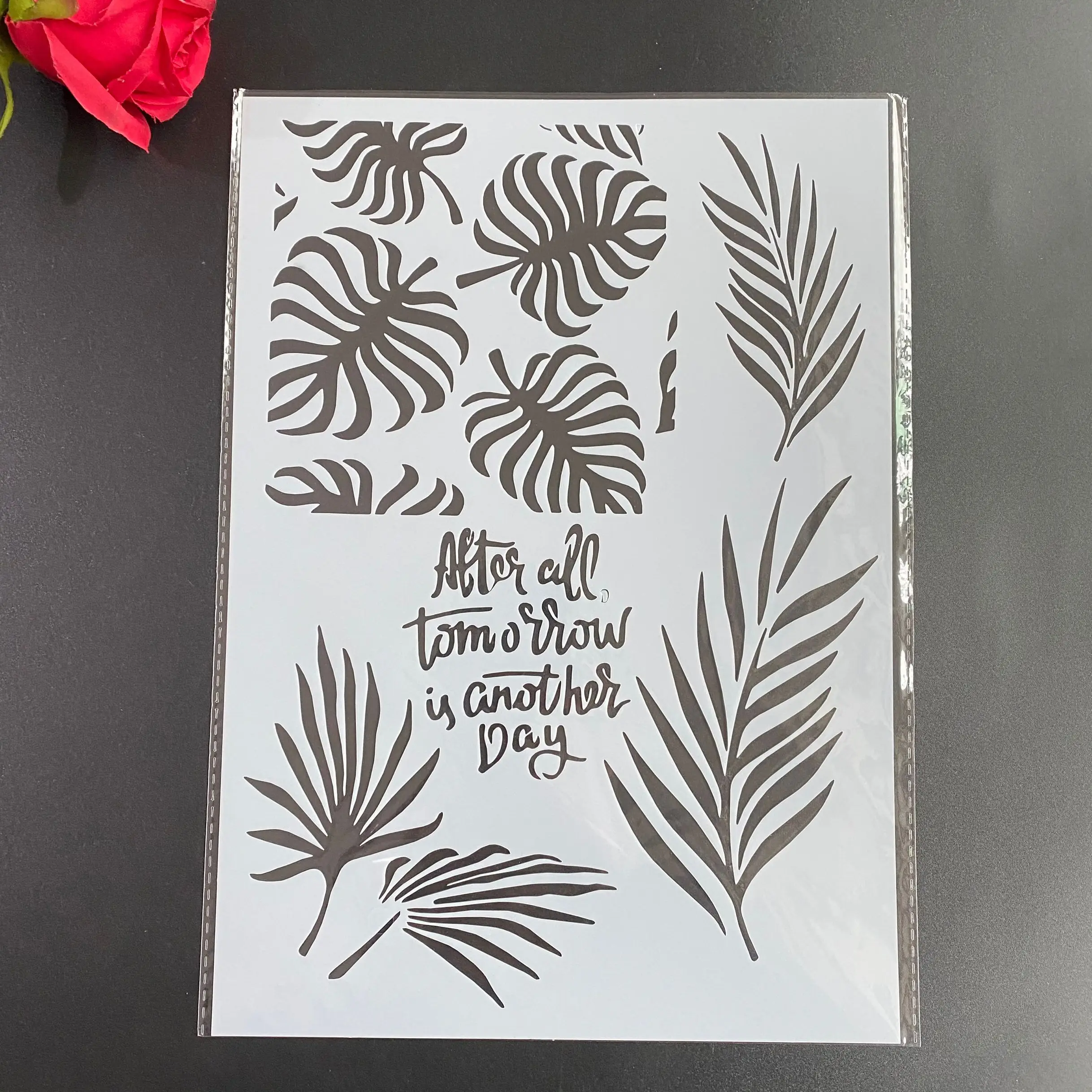 DIY Stencils Wall Painting Scrapbook Coloring Embossing Album Decorative Paper Card Template 29 * 21cm pine leaves
DIY Stencils Wall Painting Scrapbook Coloring Embossing Album Decorative Paper Card Template 29 * 21cm pine leaves