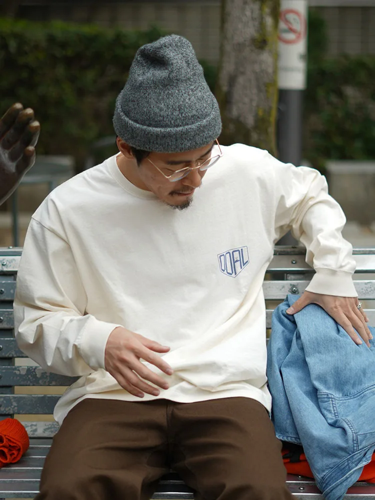 NANAMICA Alphabet Print Organic Cotton Loose Silhouette Long Sleeve Crew Neck T-Shirt
NANAMICA Alphabet Print Organic Cotton Loose Silhouette Long Sleeve Crew Neck T-Shirt