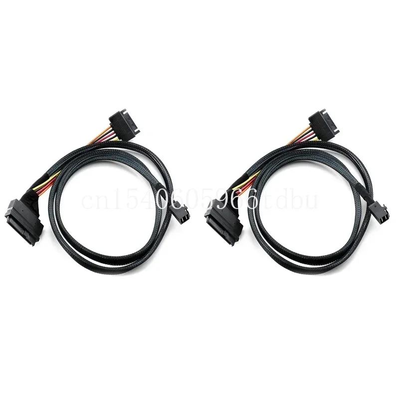NEW-2X Built-In 12G Mini SAS HD To U.2 / SFF-8643 To SFF-8639 Cable 0.5M With 15-Pin SATA Power Supply, Suitable For U.2 SSD
NEW-2X Built-In 12G Mini SAS HD To U.2 / SFF-8643 To SFF-8639 Cable 0.5M With 15-Pin SATA Power Supply, Suitable For U.2 SSD