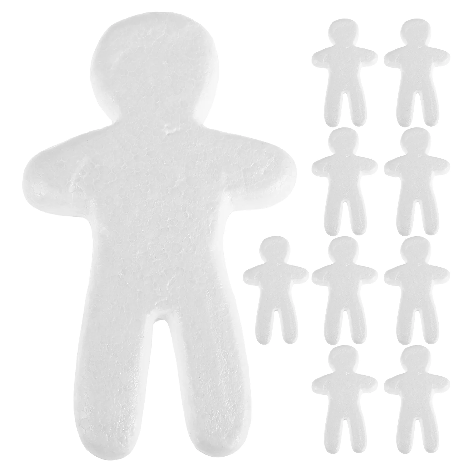 10pcs Foam Dolls Blank White Paintable Craft Projects School Supplies Accessories Multipurpose Creativity Boosting Props
10pcs Foam Dolls Blank White Paintable Craft Projects School Supplies Accessories Multipurpose Creativity Boosting Props