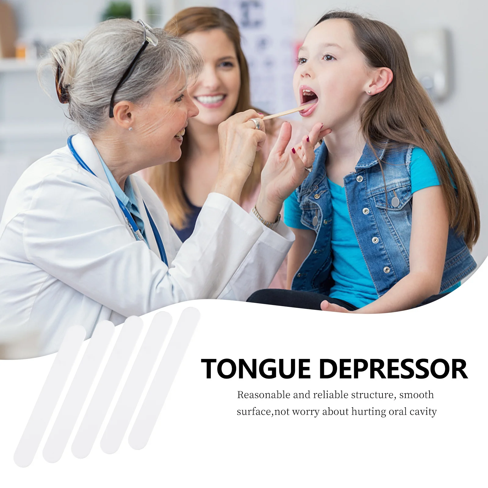 20pcs Pp Tongue Depressor Stirring Stick Practical Disposable Tool For Oral Examination Teaching Equipment
20pcs Pp Tongue Depressor Stirring Stick Practical Disposable Tool For Oral Examination Teaching Equipment