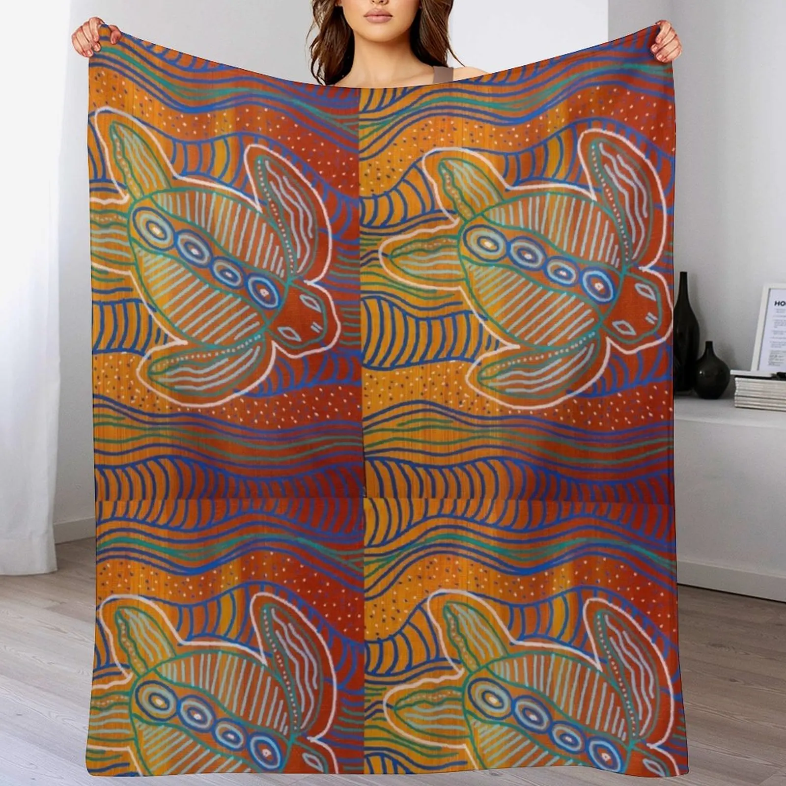Turtle Feeding Throw Blanket Ultra Plush Cozy Blanket for Napping Sleeping
Turtle Feeding Throw Blanket Ultra Plush Cozy Blanket for Napping Sleeping