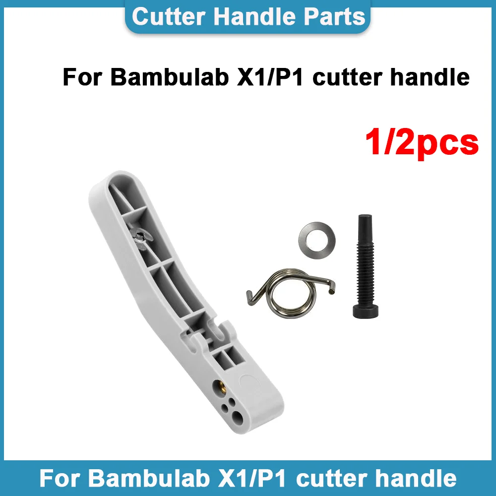 Cutter Handle for Bambu Lab X1 X1C P1S P1P 3D Printer Filament Cutting Lever Replacement Repair Accessory High Quality Parts
Cutter Handle for Bambu Lab X1 X1C P1S P1P 3D Printer Filament Cutting Lever Replacement Repair Accessory High Quality Parts