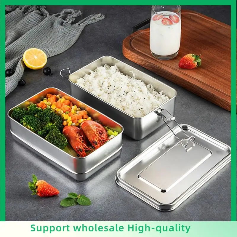ABSF 1 Piece Stainless Steel Lunch Box Snack Storage Box Anti-Leak Fruits Storage Box
ABSF 1 Piece Stainless Steel Lunch Box Snack Storage Box Anti-Leak Fruits Storage Box