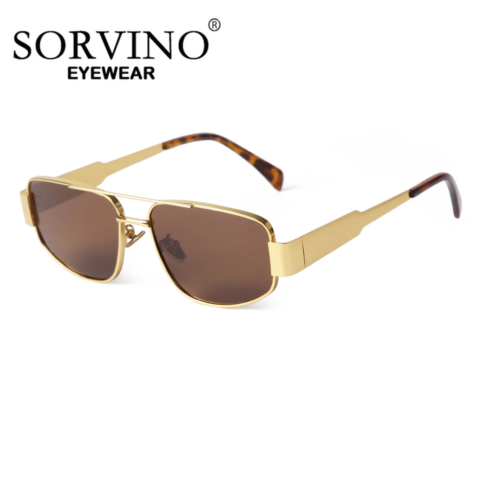 SORVINO 2024 Metal Frame Rectangle Sunglasses Mens Women Fashion Retro Sun Glasses Gold Mirror Eyewear Brand Design Shades UV400
SORVINO 2024 Metal Frame Rectangle Sunglasses Mens Women Fashion Retro Sun Glasses Gold Mirror Eyewear Brand Design Shades UV400