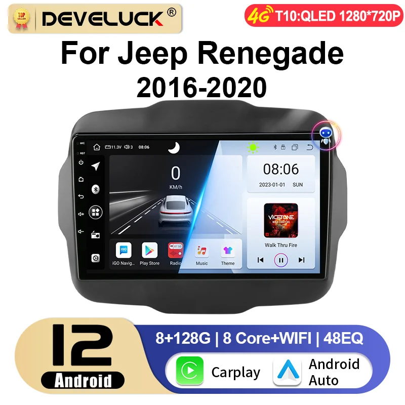 Android 12 Car Radio For Jeep Renegade 2016 - 2020 2 Din GPS Navigation Carplay Auto Stereo intelligent Systems Smart Autoradio
Android 12 Car Radio For Jeep Renegade 2016 - 2020 2 Din GPS Navigation Carplay Auto Stereo intelligent Systems Smart Autoradio