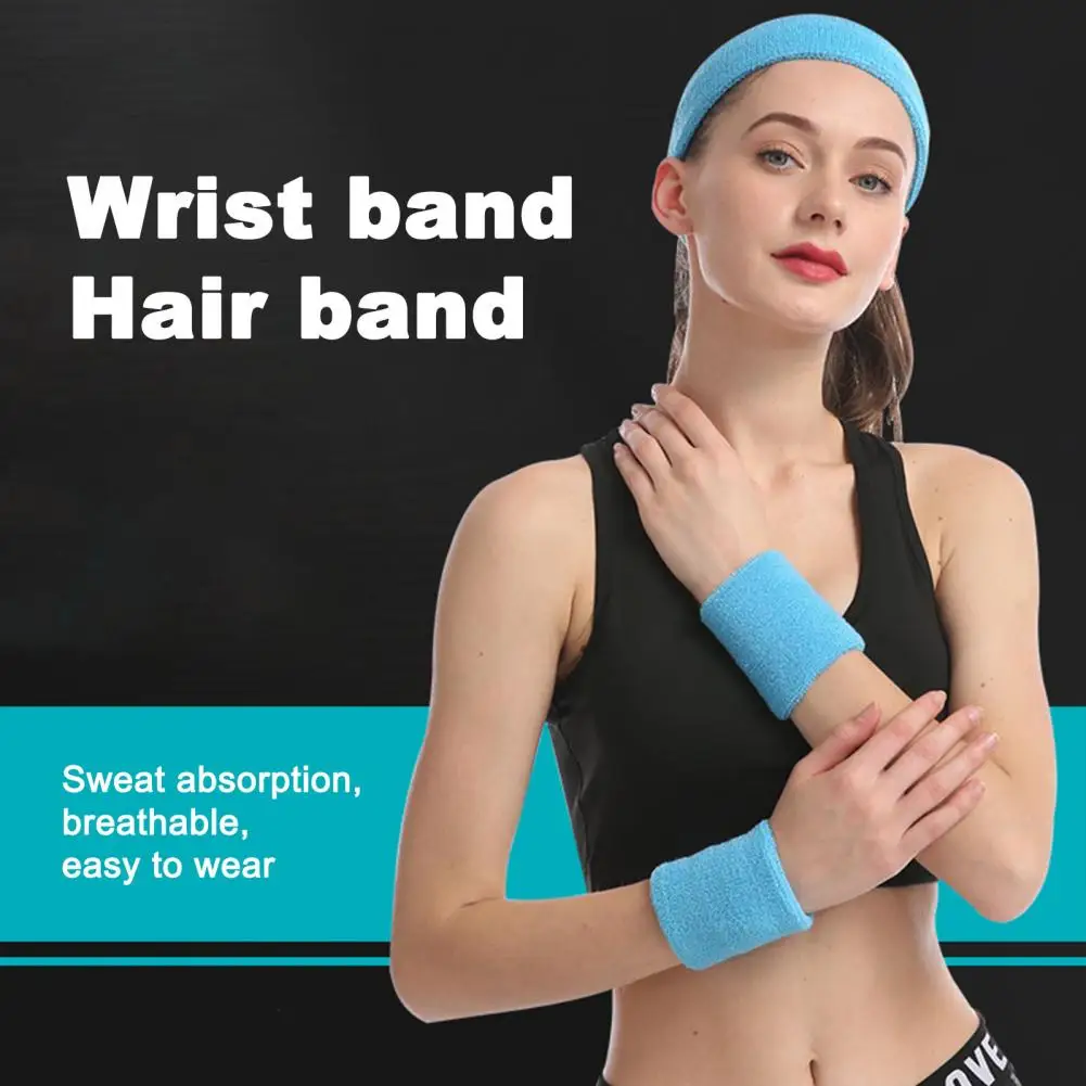 Headband Wristband Set Breathable Sweatband Set Colorful Durable Useful Versatile Colorful Sweatband Set
Headband Wristband Set Breathable Sweatband Set Colorful Durable Useful Versatile Colorful Sweatband Set