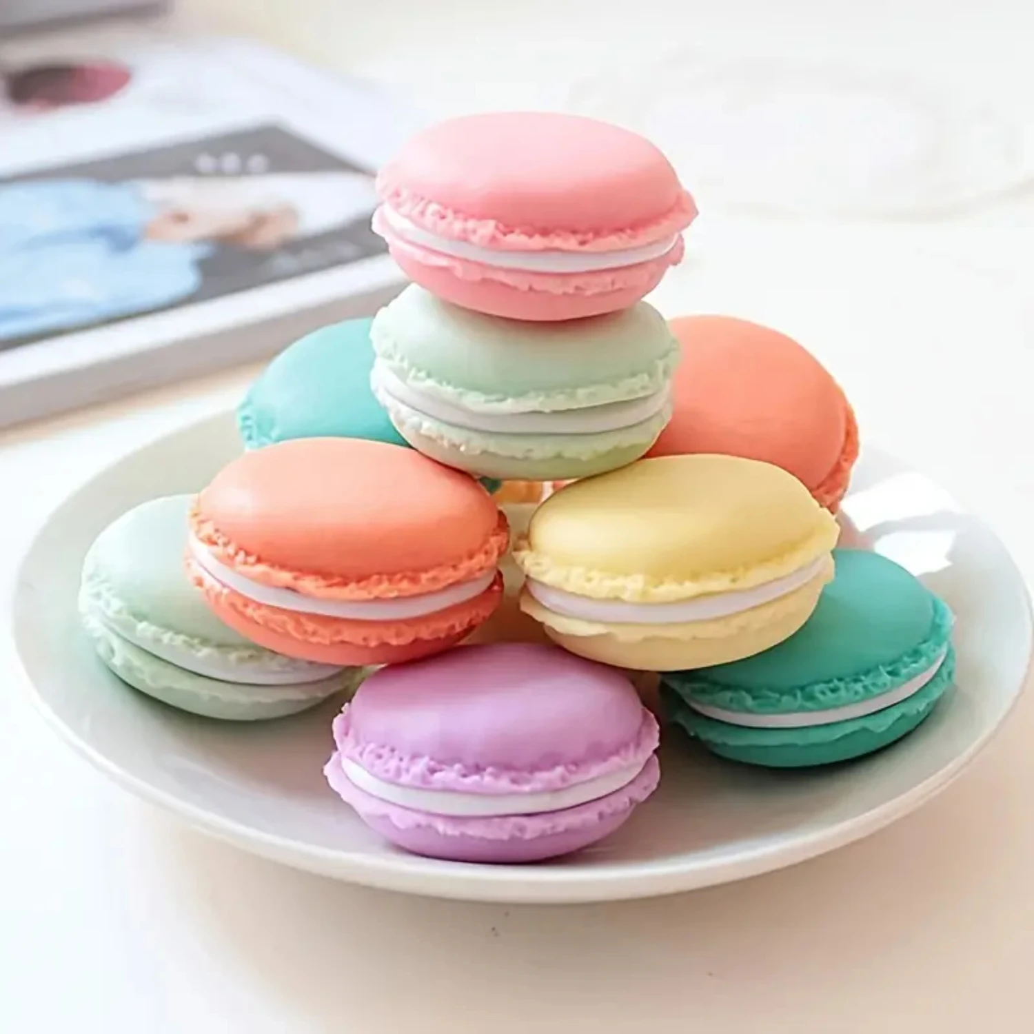 Красочный футляр Macaron — милая коробка для хранения ювелирных изделий и таблеток
Красочный футляр Macaron — милая коробка для хранения ювелирных изделий и таблеток