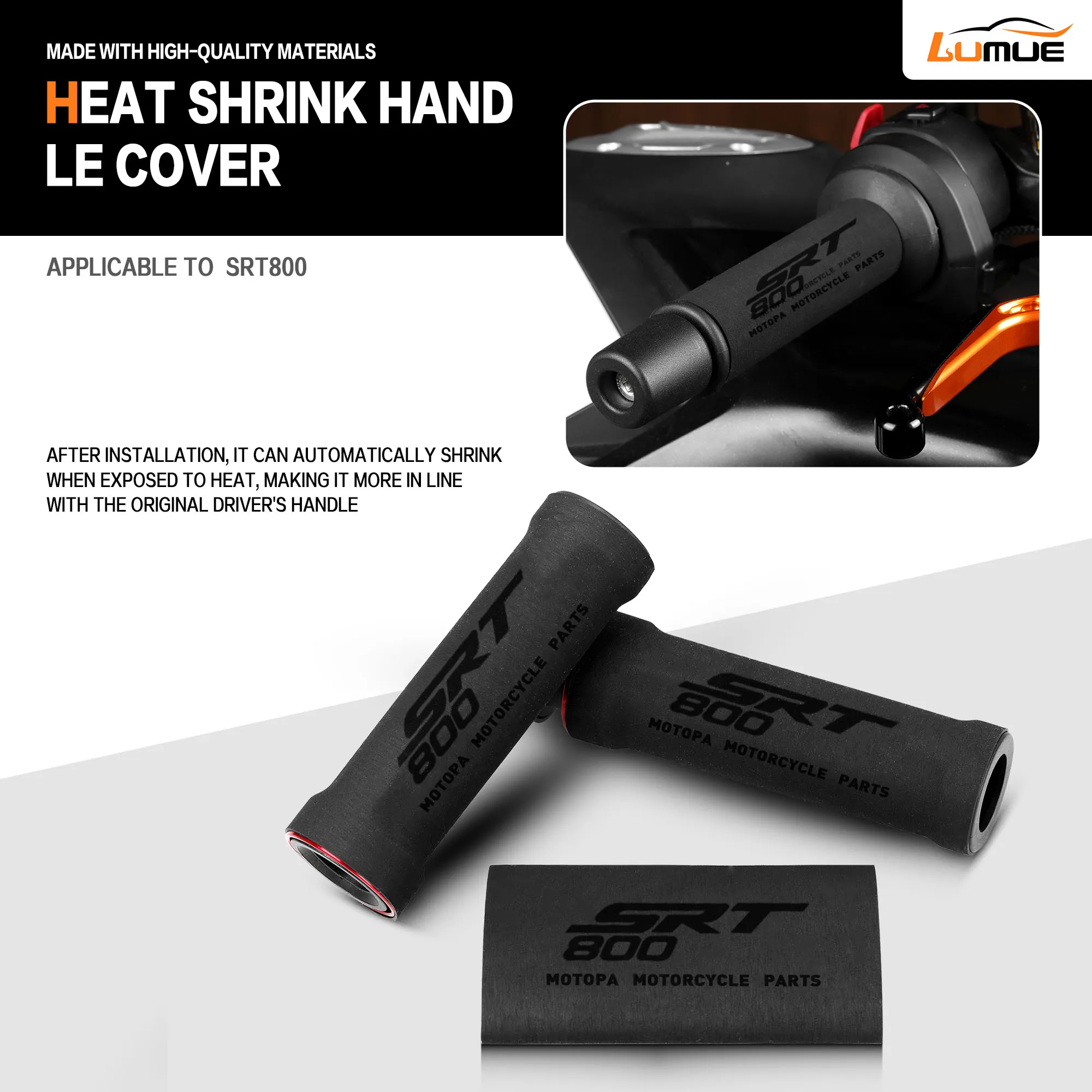 For QJMOTO SRT 800 800X 800SX 800SRT Motorcycle Heat Shrinkable Handlebar Grips Cover Non-slip Grip Glove
For QJMOTO SRT 800 800X 800SX 800SRT Motorcycle Heat Shrinkable Handlebar Grips Cover Non-slip Grip Glove