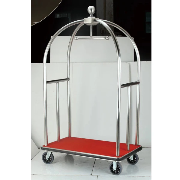 Гостиничная тележка для багажа из нержавеющей стали, алюминиевая мобильная тележка с колесами
Гостиничная тележка для багажа из нержавеющей стали, алюминиевая мобильная тележка с колесами