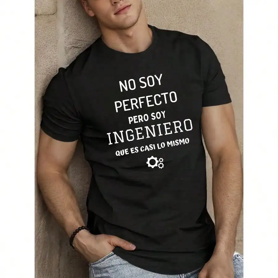 Everyday Comfort Men'S Spanish Inspirational Quote T Shirt No Soy Perfecto Pero Soy Ingeniero Crew Neck Short Sleeve
Everyday Comfort Men'S Spanish Inspirational Quote T Shirt No Soy Perfecto Pero Soy Ingeniero Crew Neck Short Sleeve
