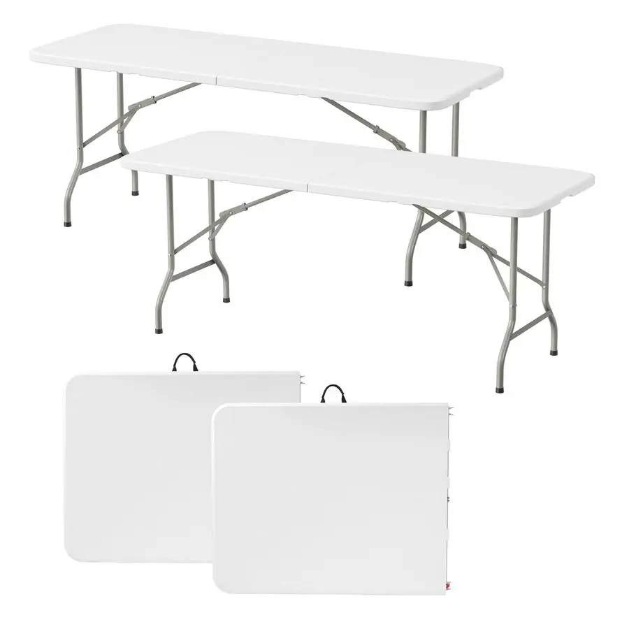 Folding Table, 6 Feet Heavy Duty FoldinHalf Utility Table Indoor Outdoor for Camping, Picnic, Party
Folding Table, 6 Feet Heavy Duty FoldinHalf Utility Table Indoor Outdoor for Camping, Picnic, Party