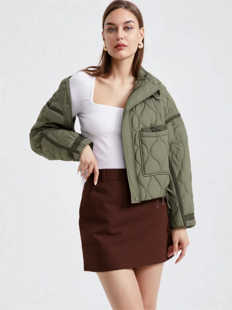 New Fashion Warm Cotton Jacket Fall and Winter Standing Collar Long Sleeve Front Zipper with Buttons Vintage Women's Jacket Hot
New Fashion Warm Cotton Jacket Fall and Winter Standing Collar Long Sleeve Front Zipper with Buttons Vintage Women's Jacket Hot