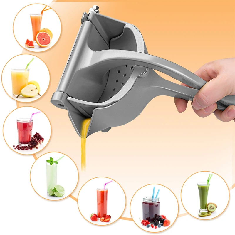 Premium Quality Metal Aluminum Alloy Easy Use Heavy Duty Single Hand Press Fruit Juicer Manual Lemon Lime Citrus Juice Squeezer
Premium Quality Metal Aluminum Alloy Easy Use Heavy Duty Single Hand Press Fruit Juicer Manual Lemon Lime Citrus Juice Squeezer
