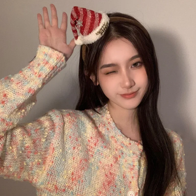 Christmas Headwear Funny Deer Antlers Headpiece Santa Claus Hair Headband Happy New Year Merry Christmas Hair Accessories Gift
Christmas Headwear Funny Deer Antlers Headpiece Santa Claus Hair Headband Happy New Year Merry Christmas Hair Accessories Gift